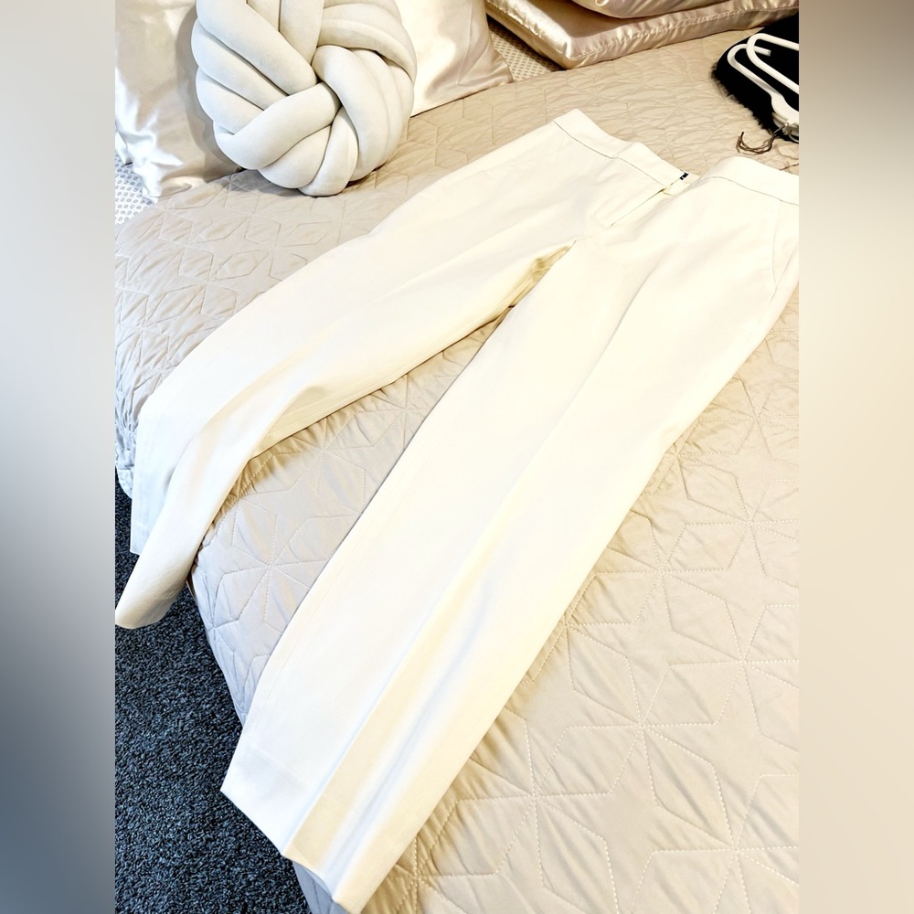 J Crew Straight Leg Cotton Pants